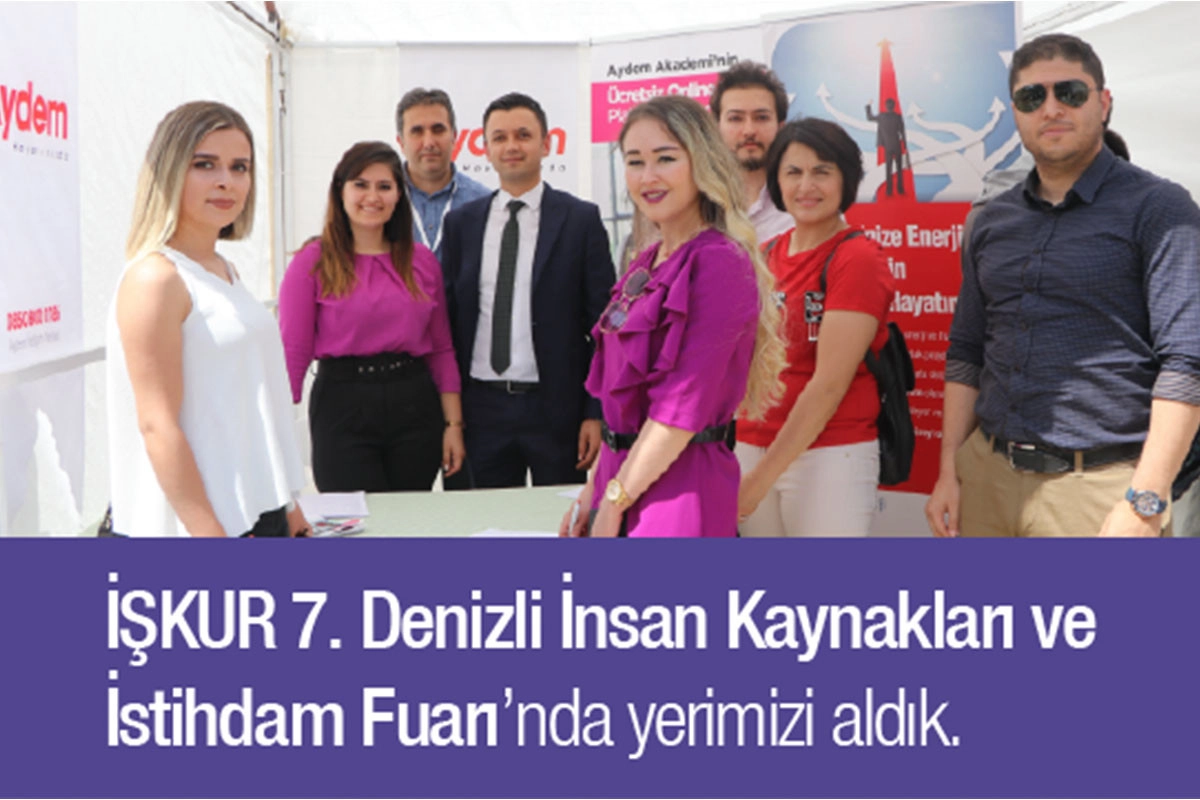  İŞKUR 7. Denizli İnsan Kaynakları ve İstihdam Fuarı’nda kariyerine yön vermek isteyen katılımcılarla buluştuk. 